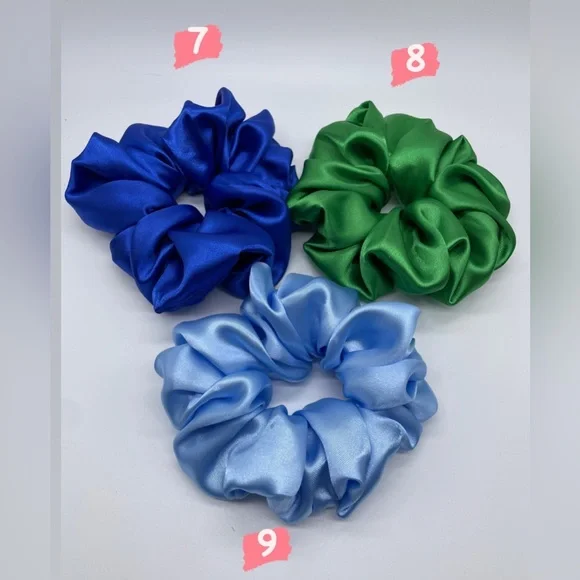Handmade Scrunchies / Make Your Pack of Scrunchies / Ponytail Holders - Picture 4 of 6
